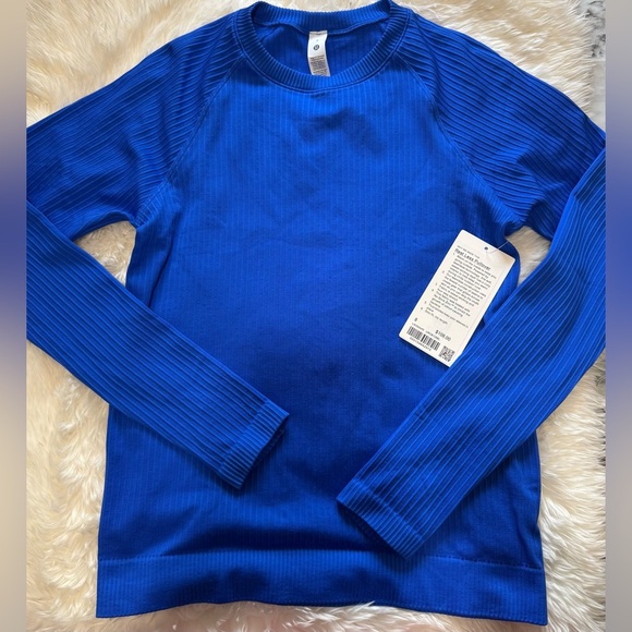 lululemon athletica Tops - NWT LULULEMON  Rest Less Blue Pullover SZ 8